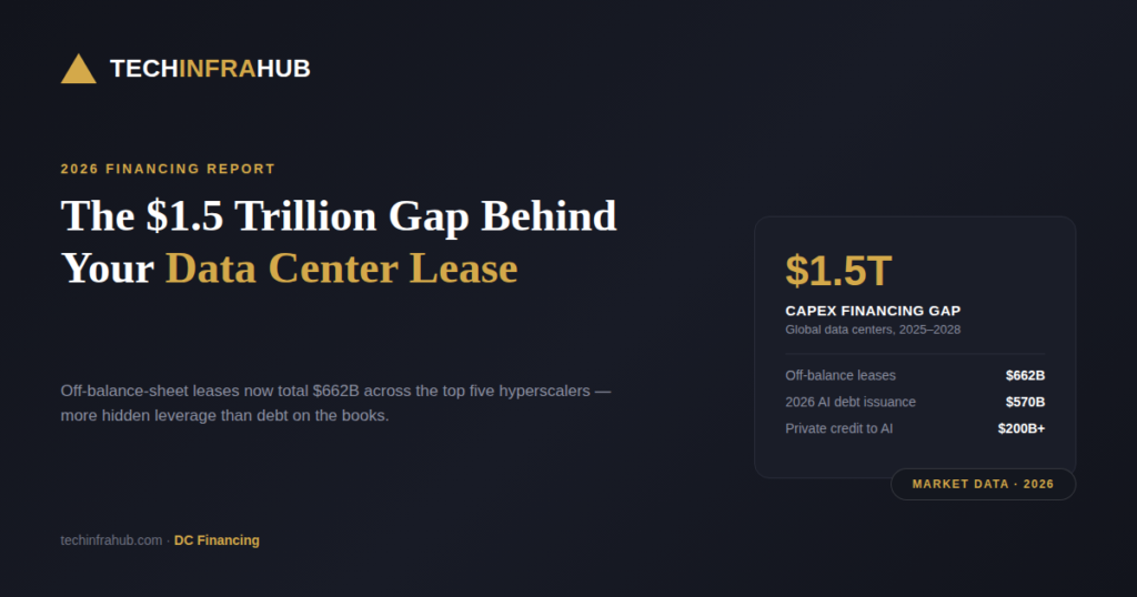 The .5 trillion data center financing gap in 2026